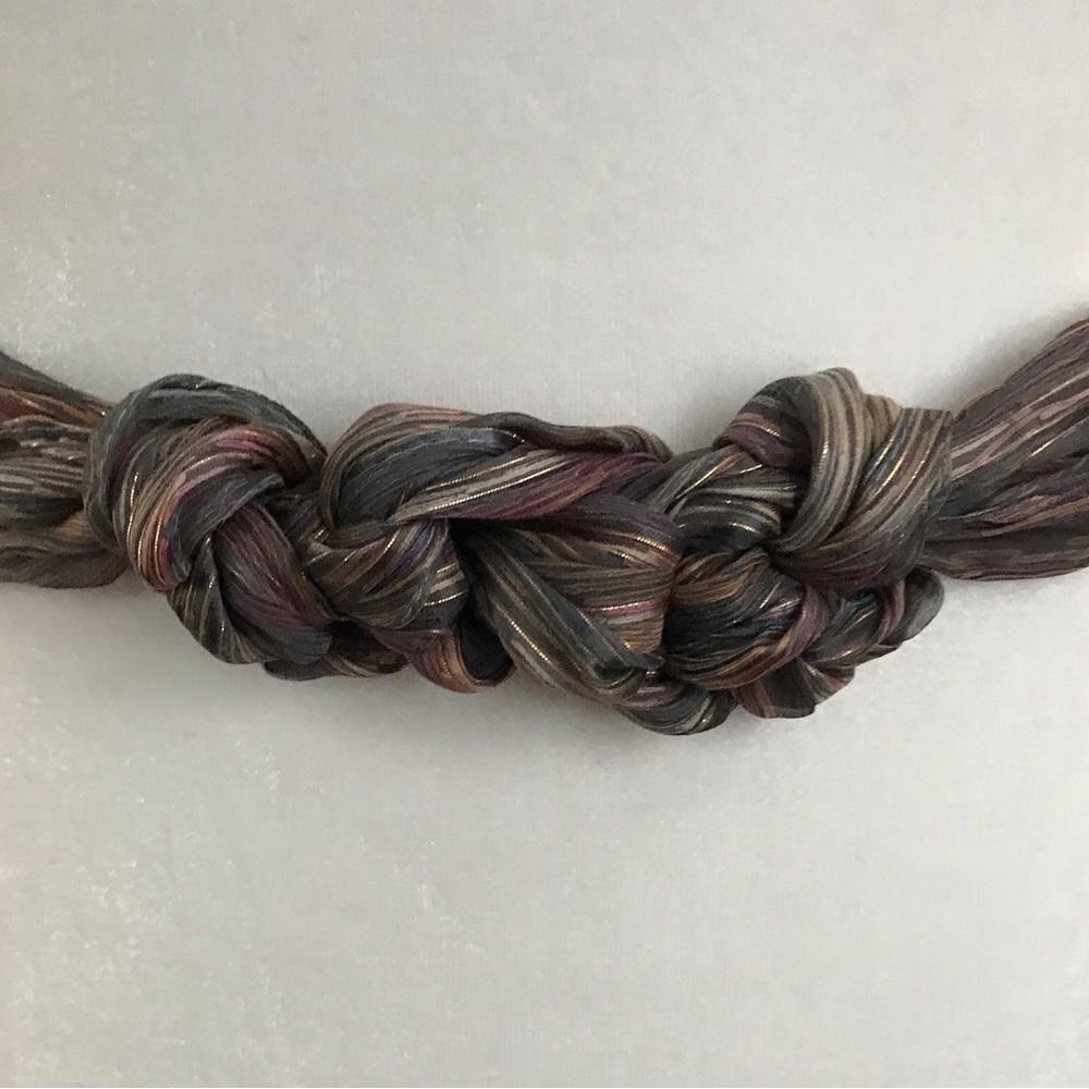 Sheer, Silk Multicolor, Multi-use 10” x 50” Scarf. $20. - Picture 6 of 9